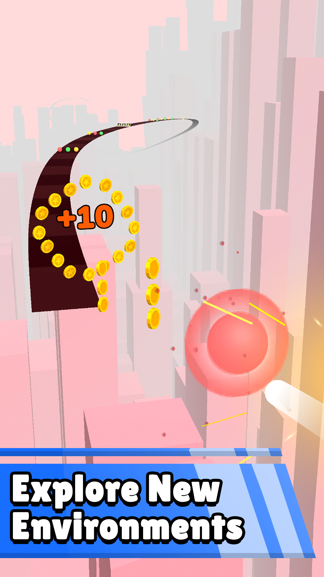 Color Road Game Screenshot