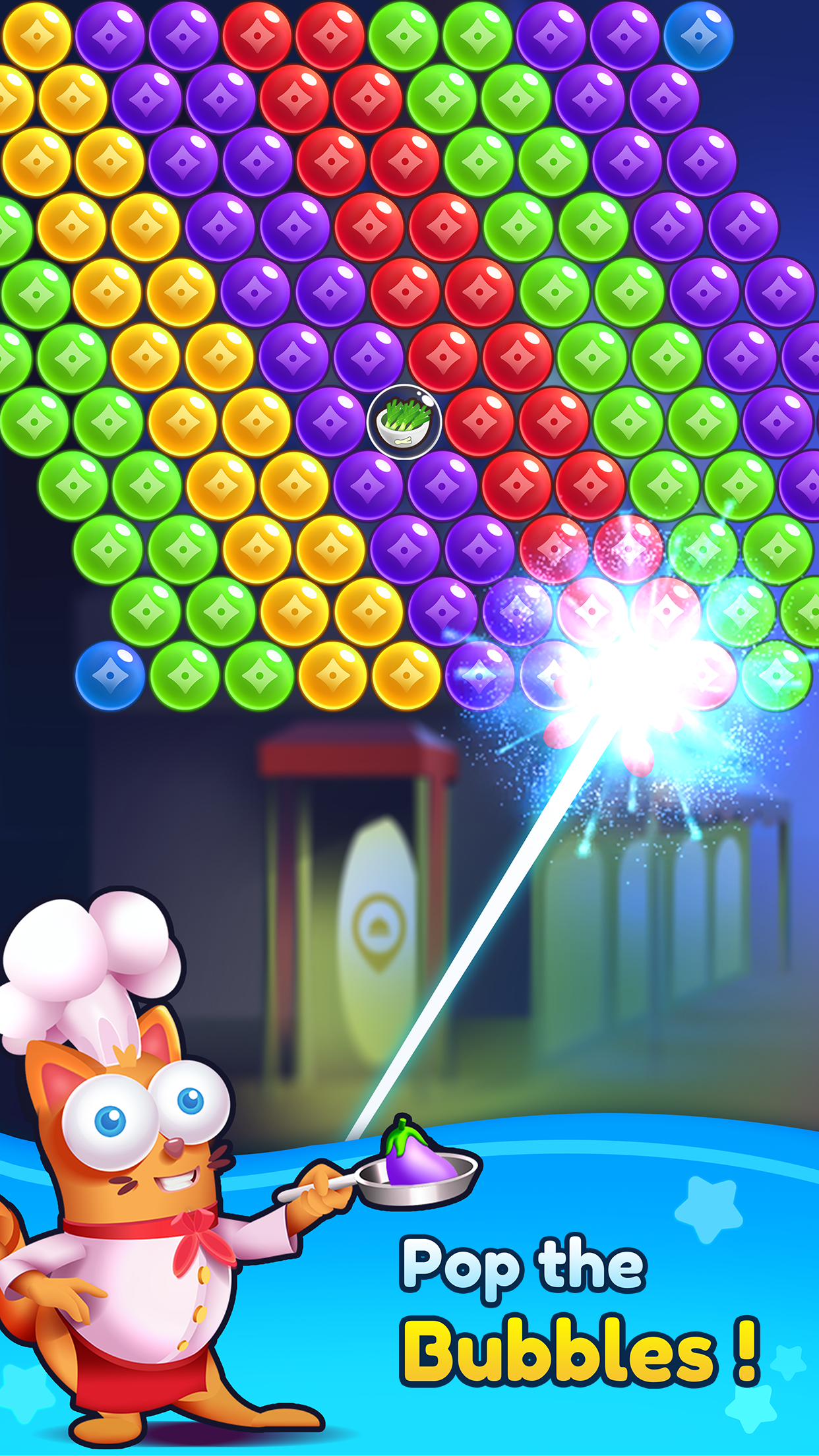 Screenshot 1 of बुलबुला शूटर - बिल्ली का बच्चा खेल 3.0