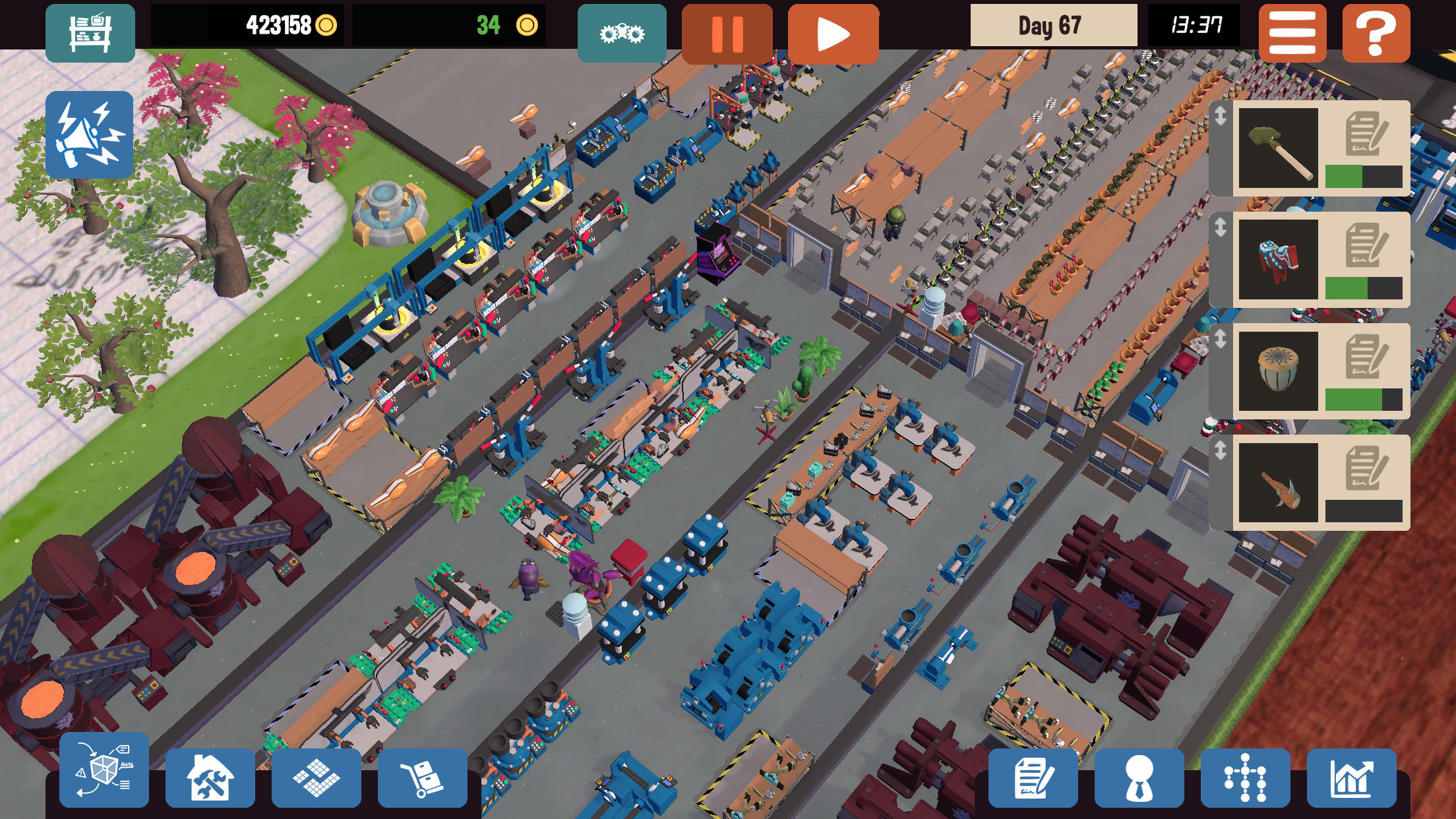 Little Big Workshop Game Screenshot