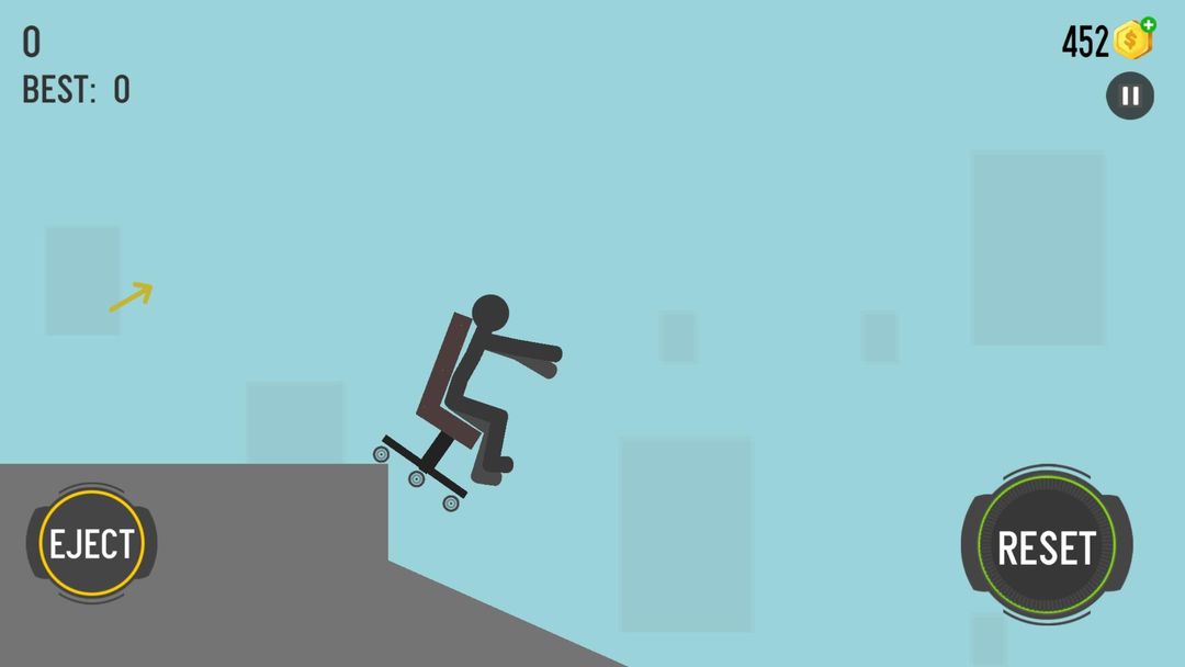 Screenshot of Ragdoll Physics: Falling game