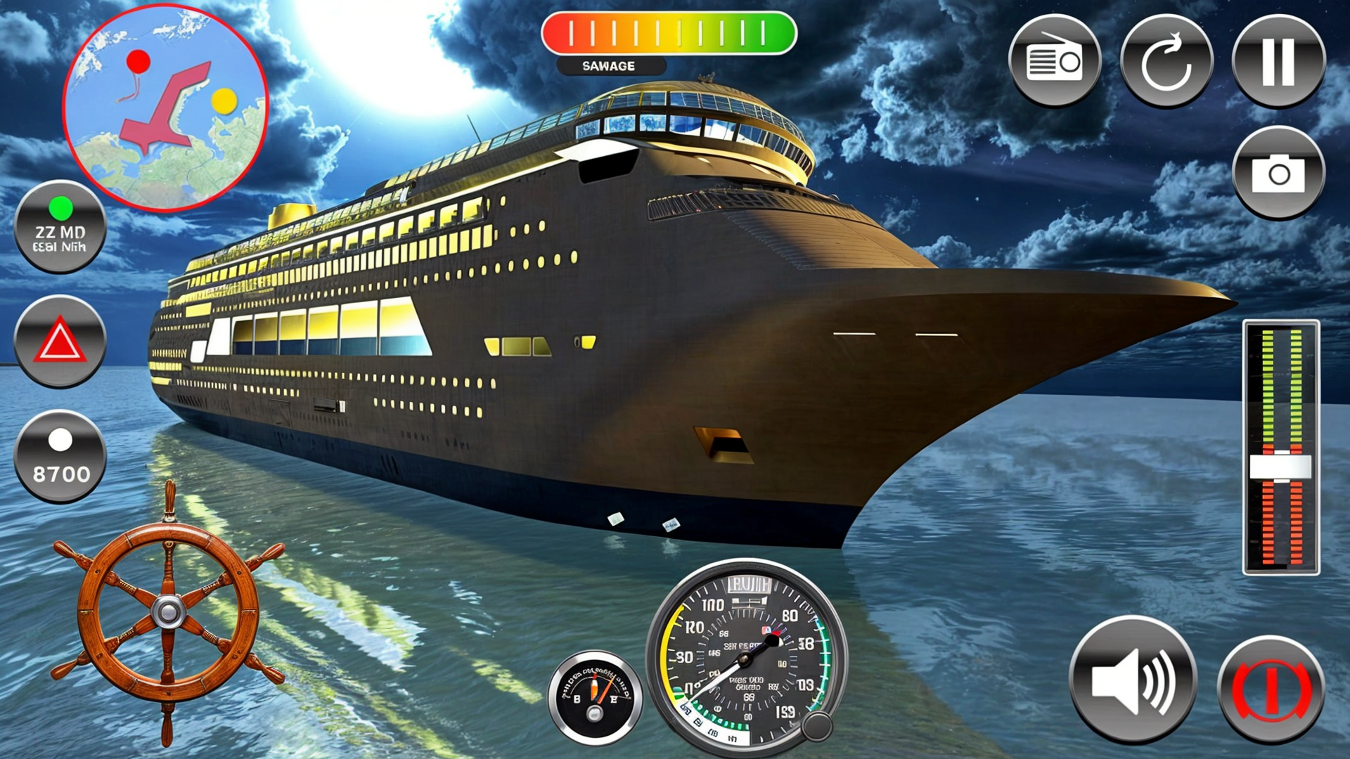 Transport Cruise Ship Games Game Screenshot