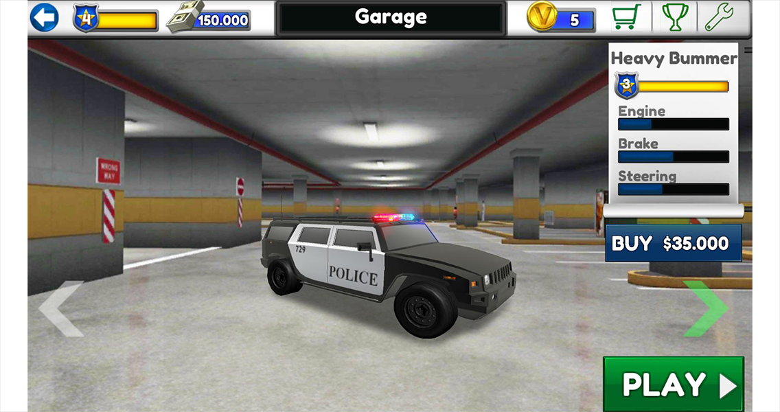 Скриншот игры Police Parking 3D Extended 2