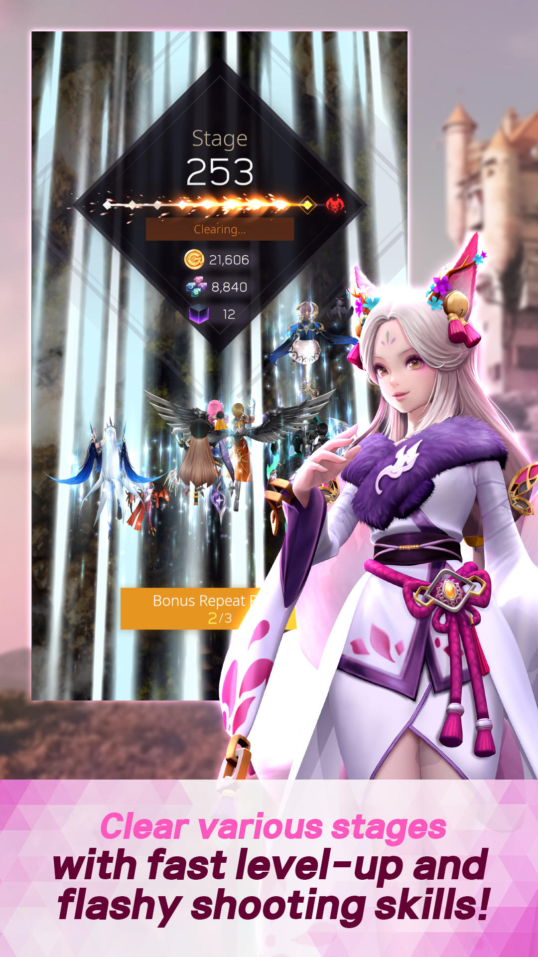 Cuplikan Layar Game Valkyrie Rush : Idle & Merge