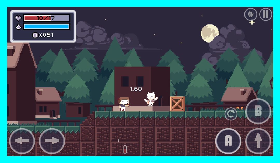 Screenshot of Tel and Aitch — Pixel RPG