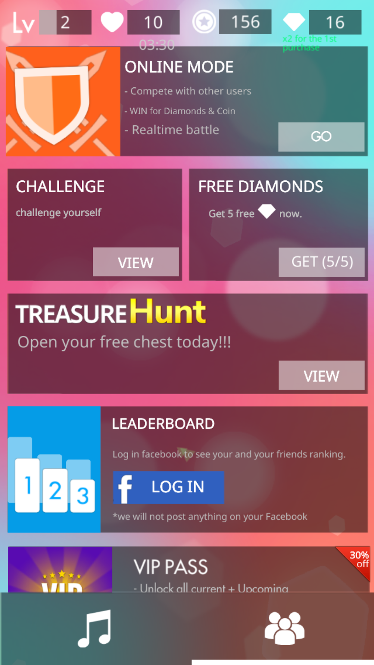 Magic Tiles Saga: Upbeat Music Game Screenshot