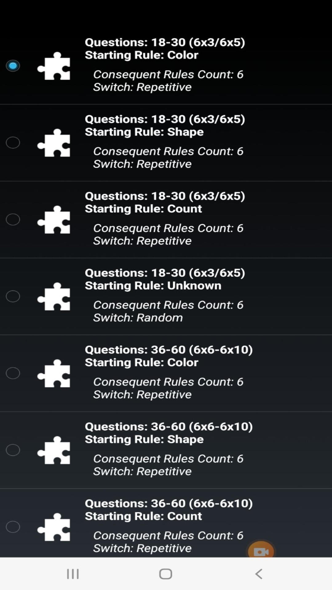 Screenshot 23 of Mind Adaptivity Test Cards 