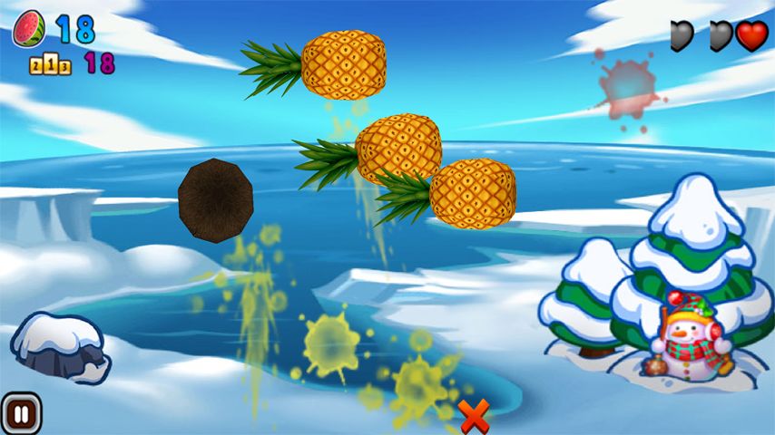 Fruit Cut 3D - Ultra Ninja ภาพหน้าจอเกม