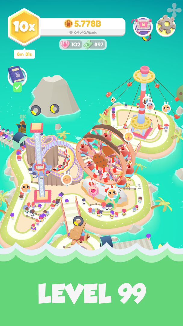 Theme Park Island screenshot game