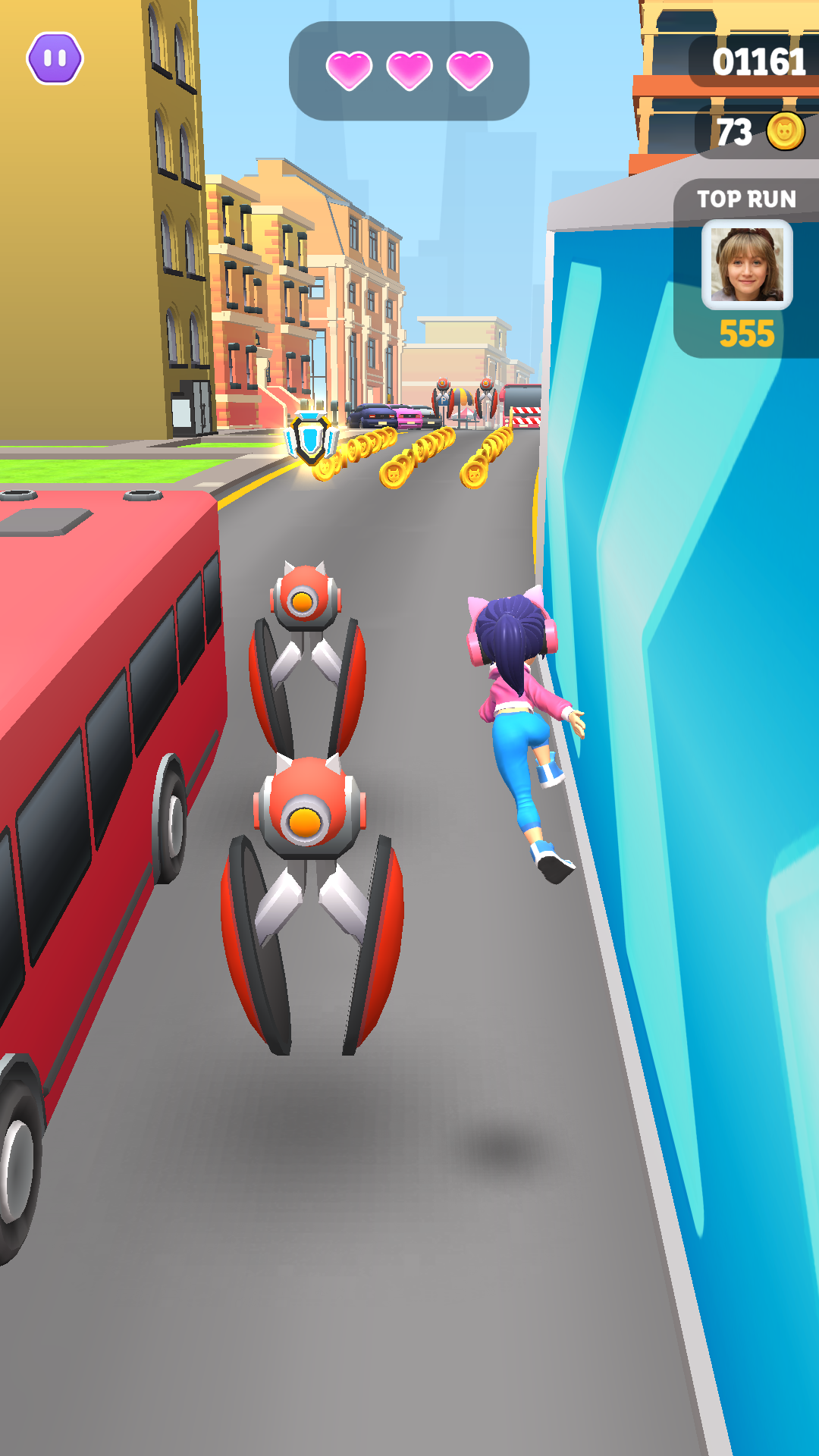 Parkour Rush Game Screenshot