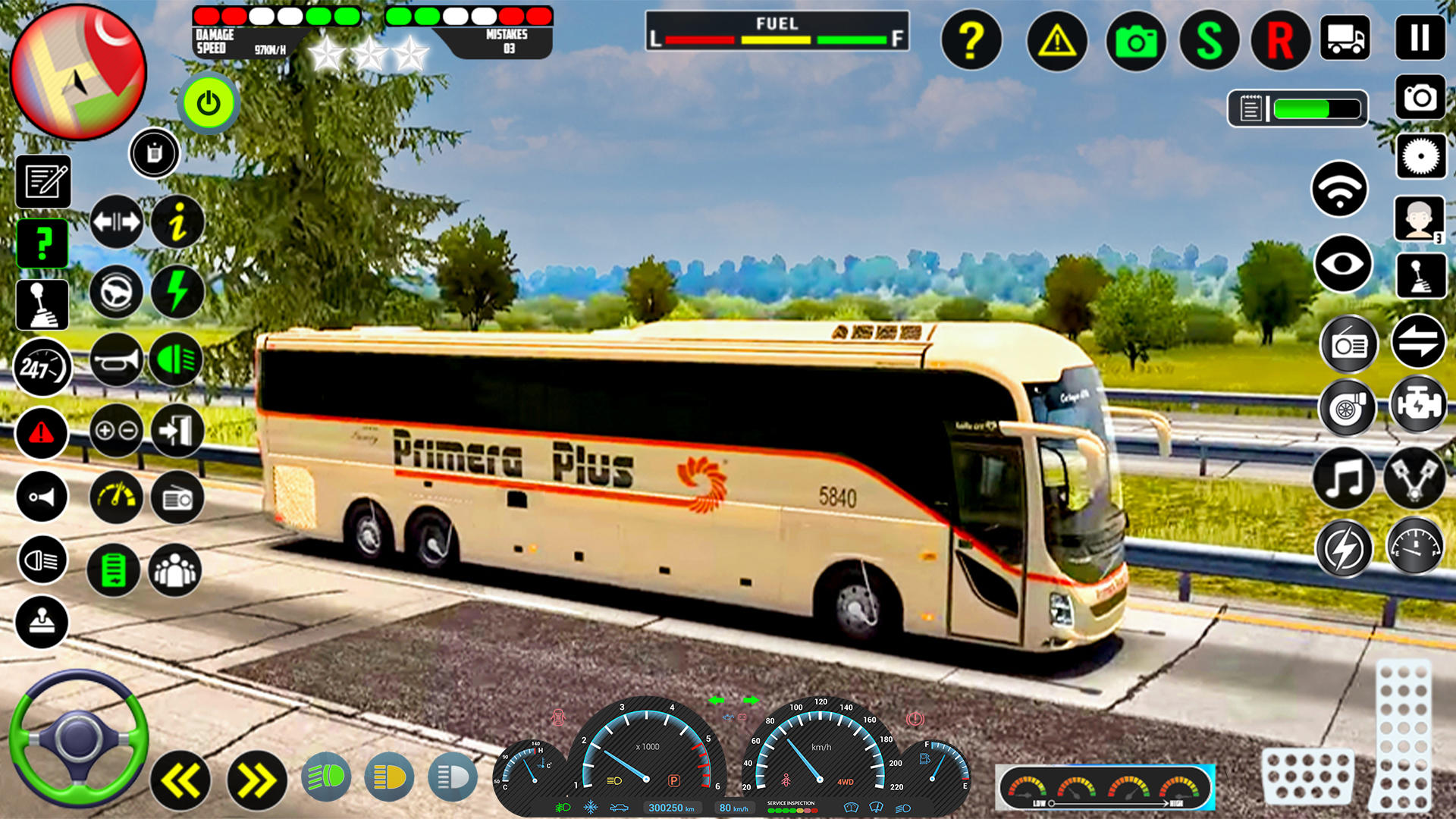 Скриншот игры Bus Games: Coach Bus Driving