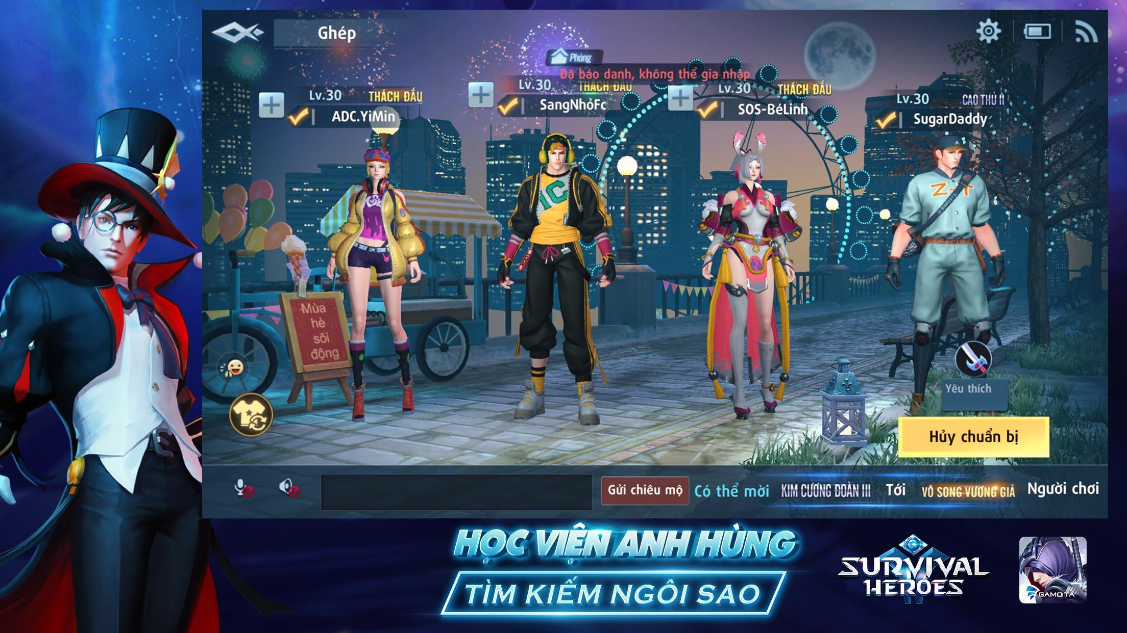Survival Heroes Gamota - Liên Minh Sinh Tồn Game Screenshot