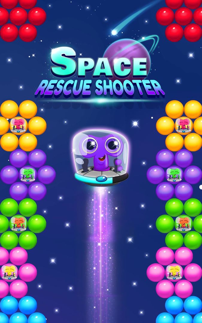 Space Rescue Shooter 게임 스크린 샷