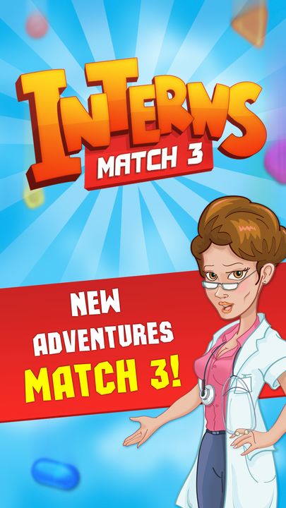 Interns: Match 3 Game Screenshot