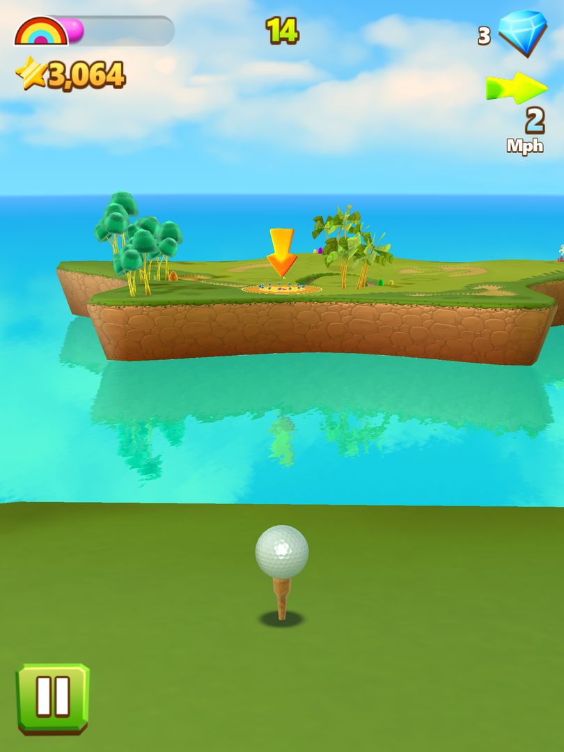 Golf Island ภาพหน้าจอเกม