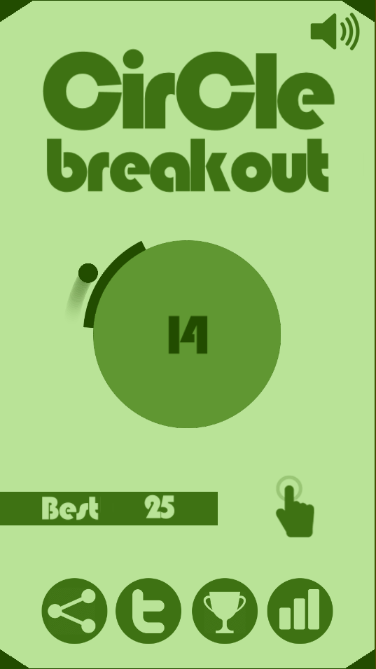 Screenshot of Circle Breakout