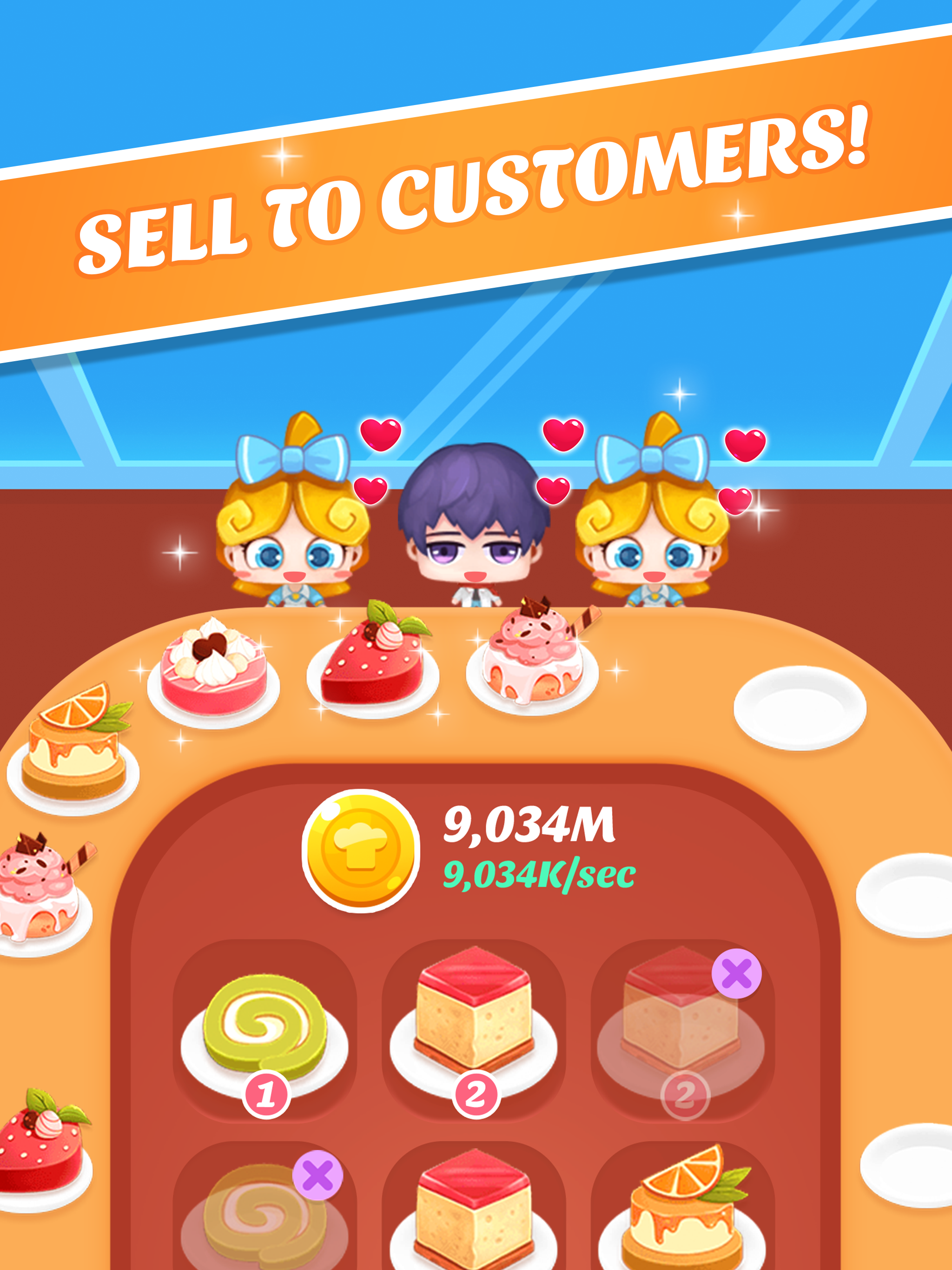 Merge Desserts - Idle Game Game Screenshot