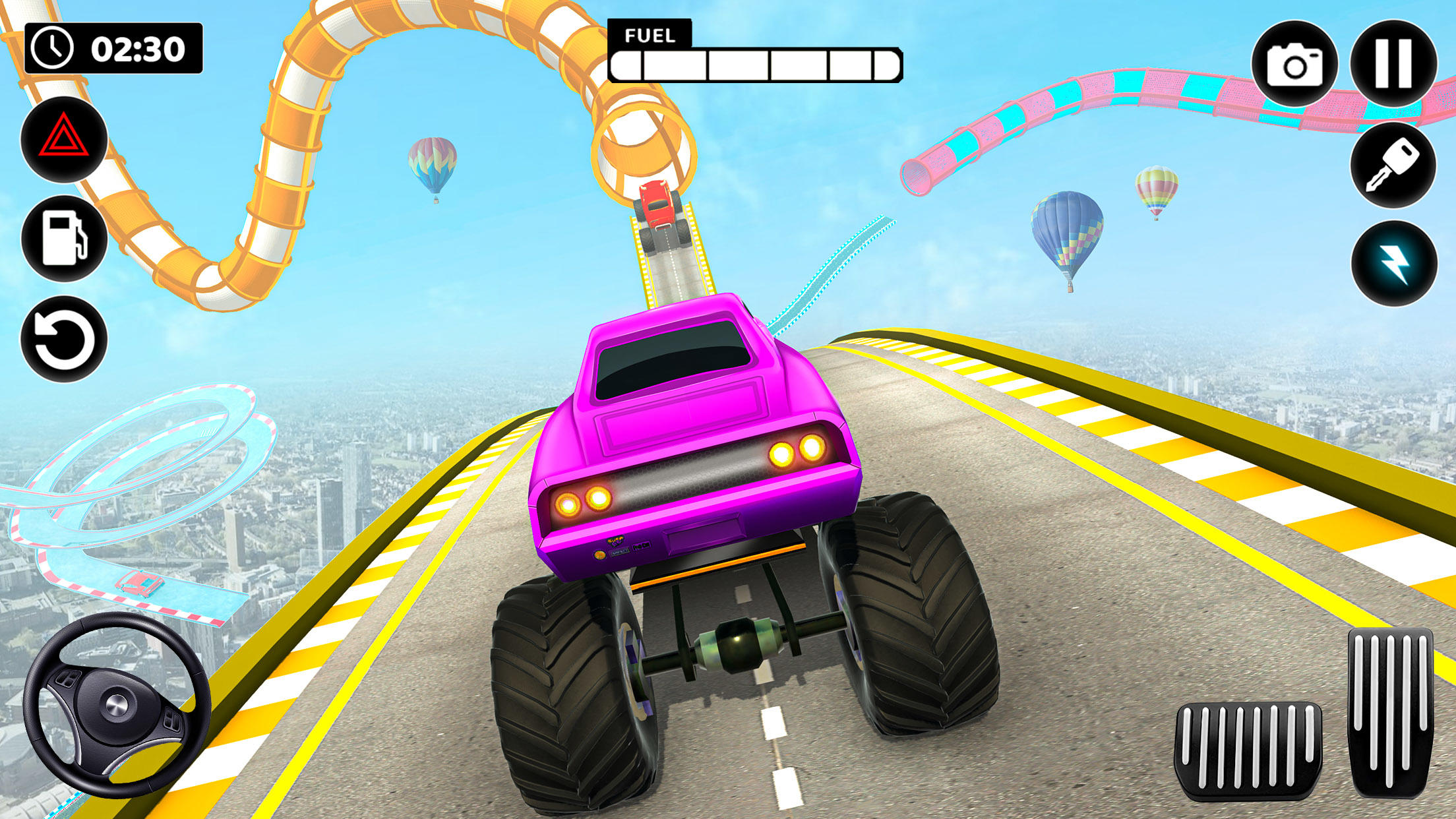 怪物 卡車 特技 遊戲 遊戲截圖