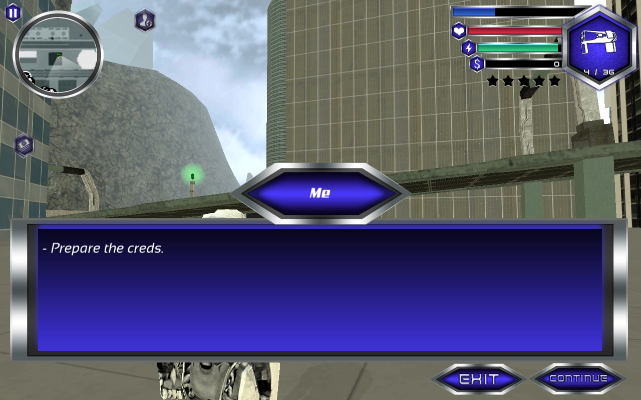 Fly Robot Swat Game Screenshot