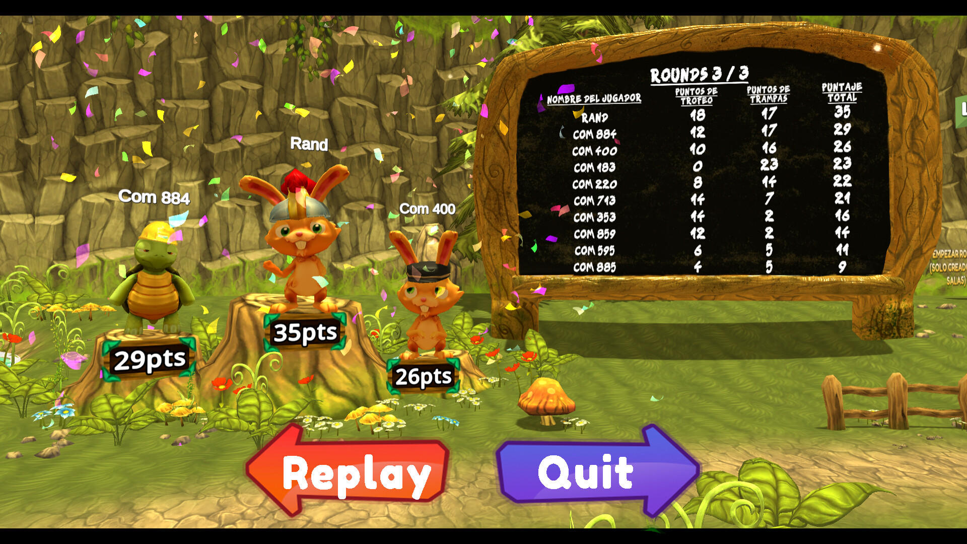 Screenshot of Running Fable