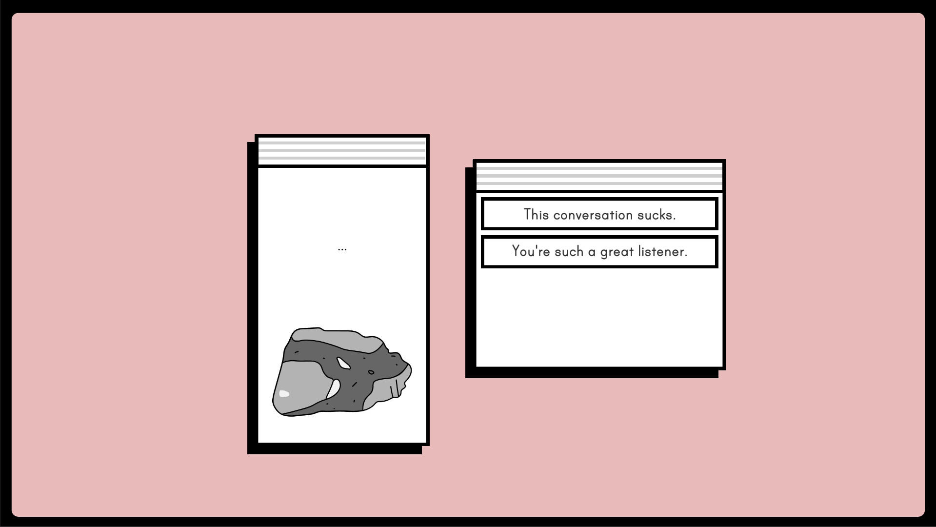 Conversation With A Rock Game Screenshot