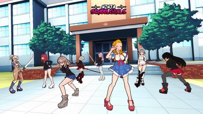 Cuplikan Layar Game Ninja School Girls