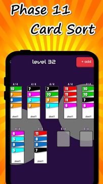 Card Sort: Phase11 Game Screenshot