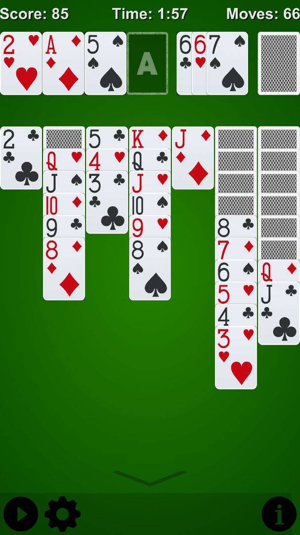 Screenshot of Solitaire Free