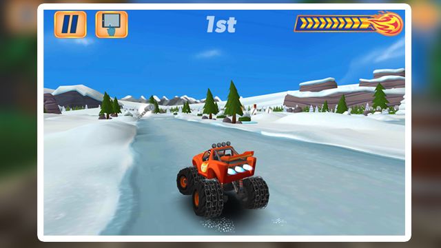 Blaze Light Truck Monster Machine Games screenshot game