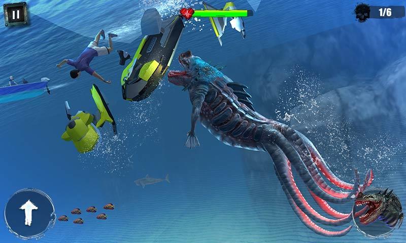 Sea Dragon Simulator 게임 스크린샷