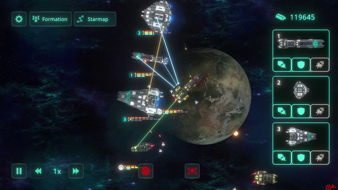 Screenshot of Space Menace Demo
