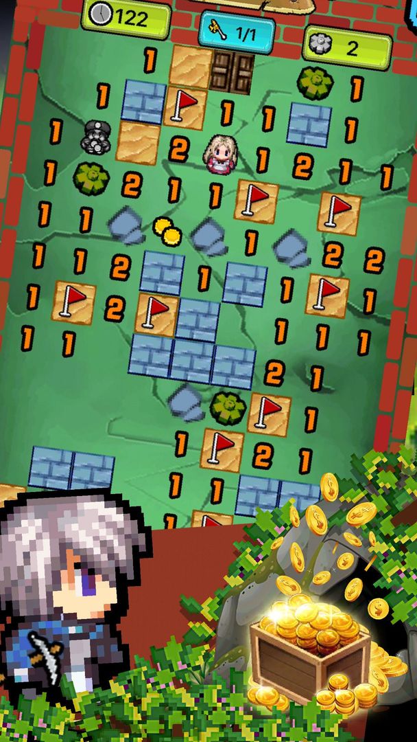 Screenshot of Minesweeper Risk - Maze Survival