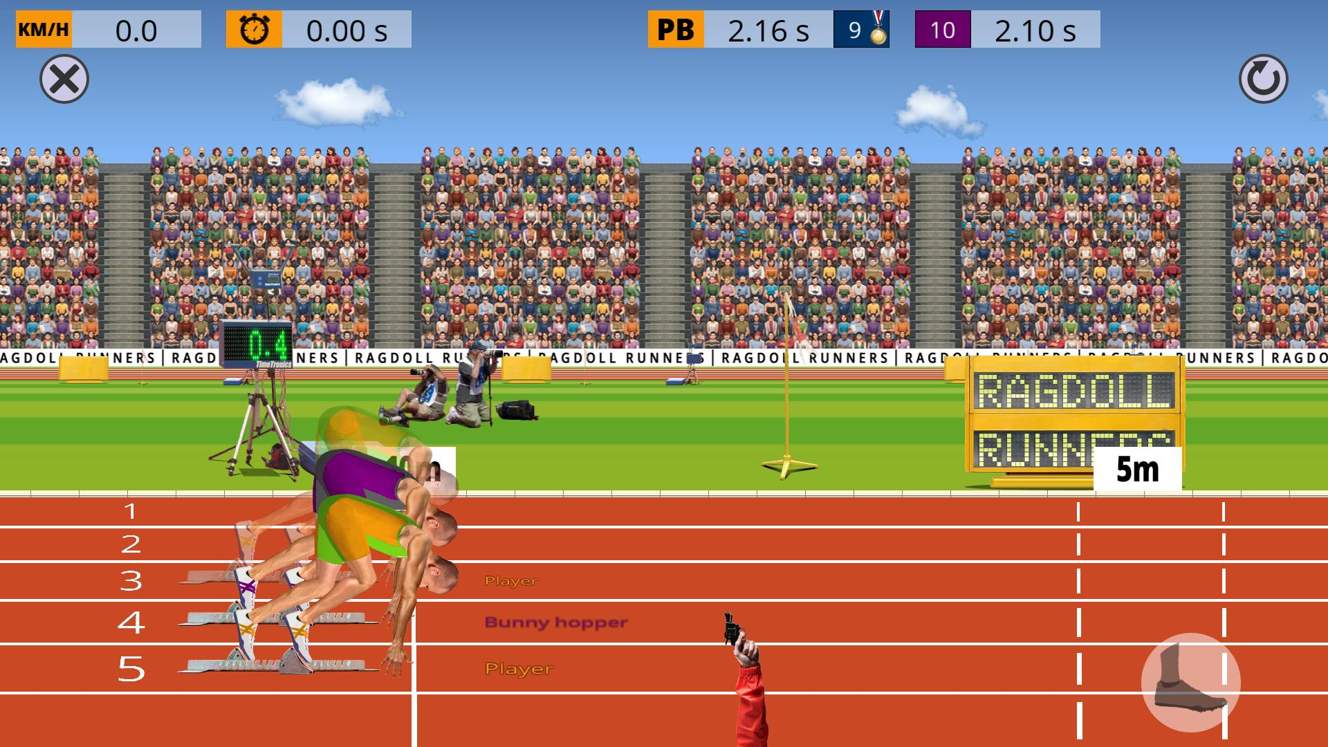 Screenshot 1 of 布娃娃賽跑者 