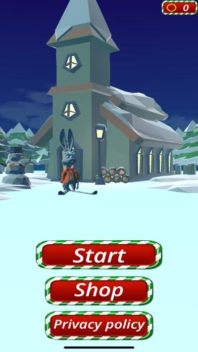 Screenshot 1 of Corsa del coniglio della fortuna sulla neve 