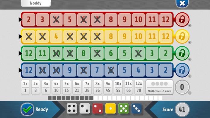 Qwixx ภาพหน้าจอเกม