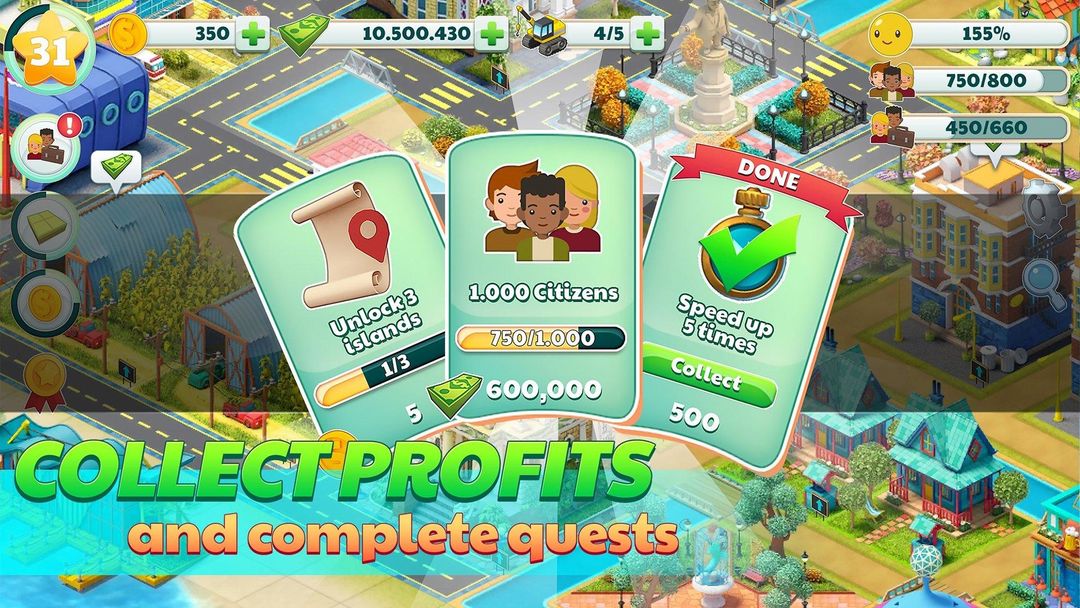 Town City - Village Building S screenshot game