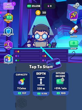 Super Crypto Miner Game Screenshot