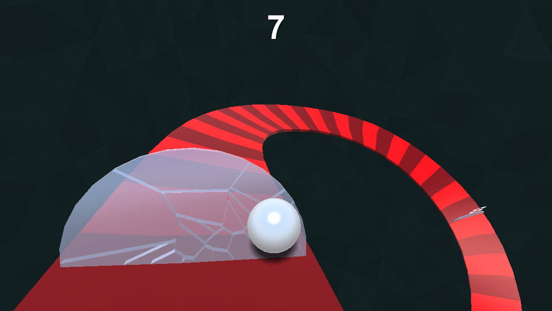 Twisty Road - Rush rolling ball Game Screenshot