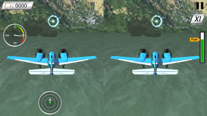 VR Airplane Simulator : 3D Virtual Reality Game-s 게임 스크린 샷