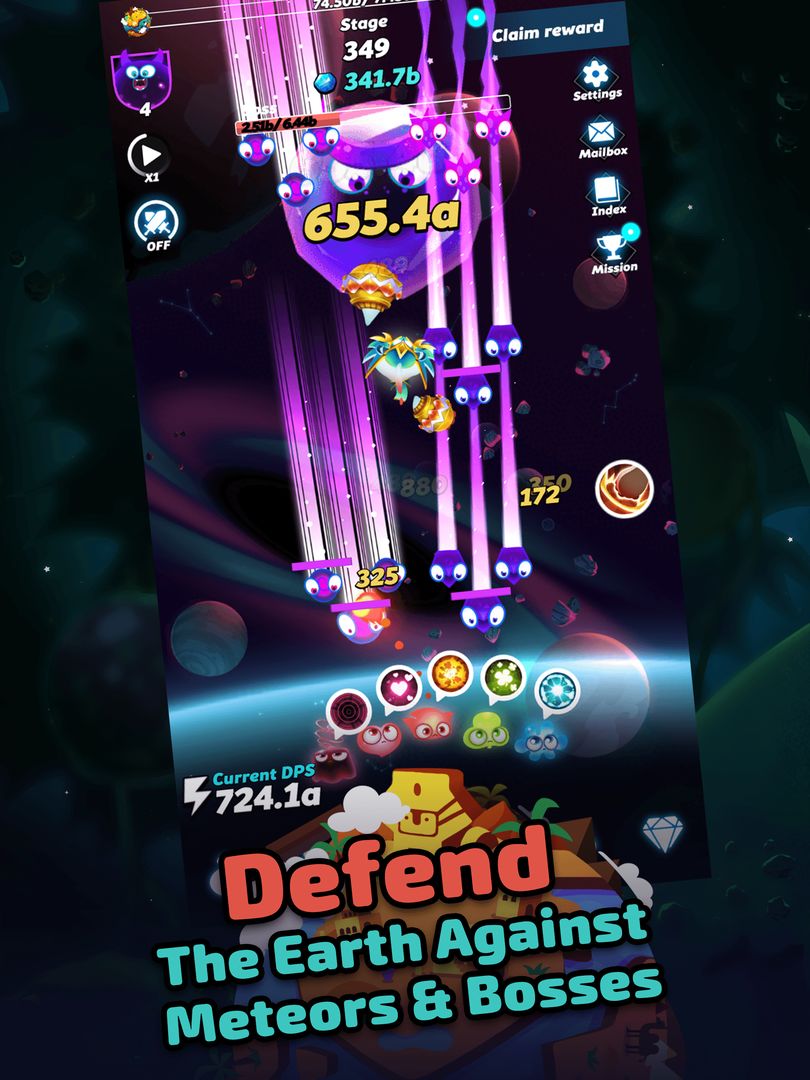 Screenshot of God Punch: Idle Defense