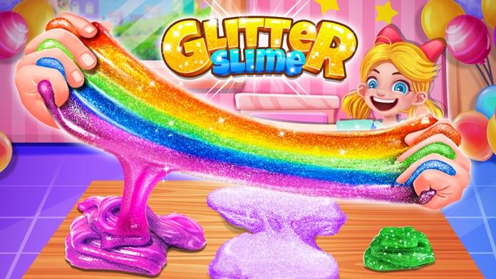 Glitter Slime Maker Game Screenshot