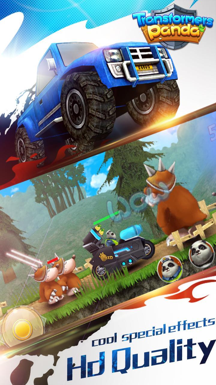 Hero Panda vs Zombies Game Screenshot