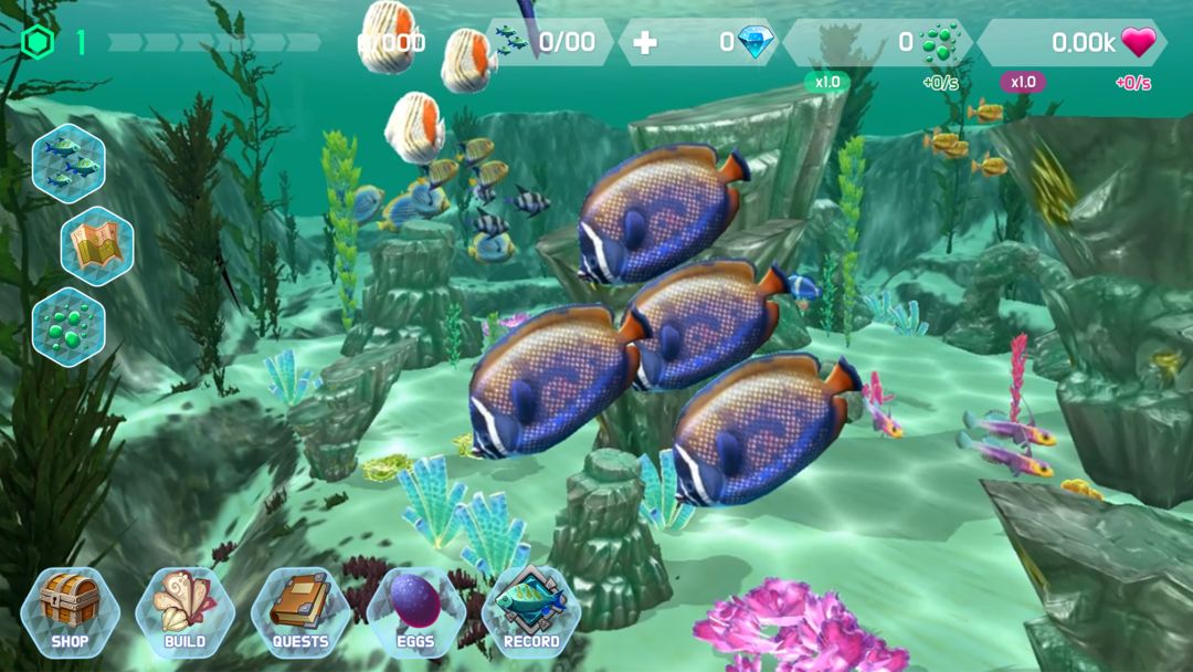 Fish Abyss - Build an Idle Ocean Aquarium ภาพหน้าจอเกม