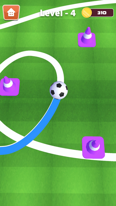 Screenshot of Super Color Football
