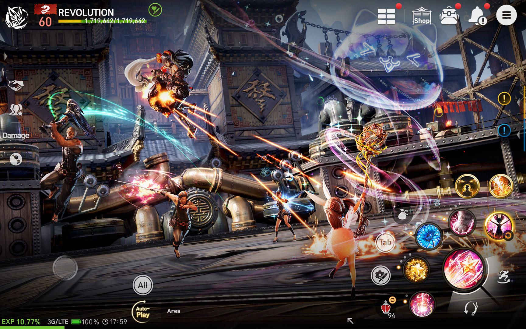 Blade & Soul Revolution ゲームのスクリーンショット