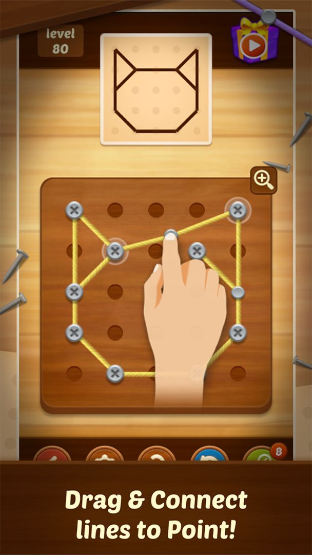 Screenshot of Line Puzzle: String Art
