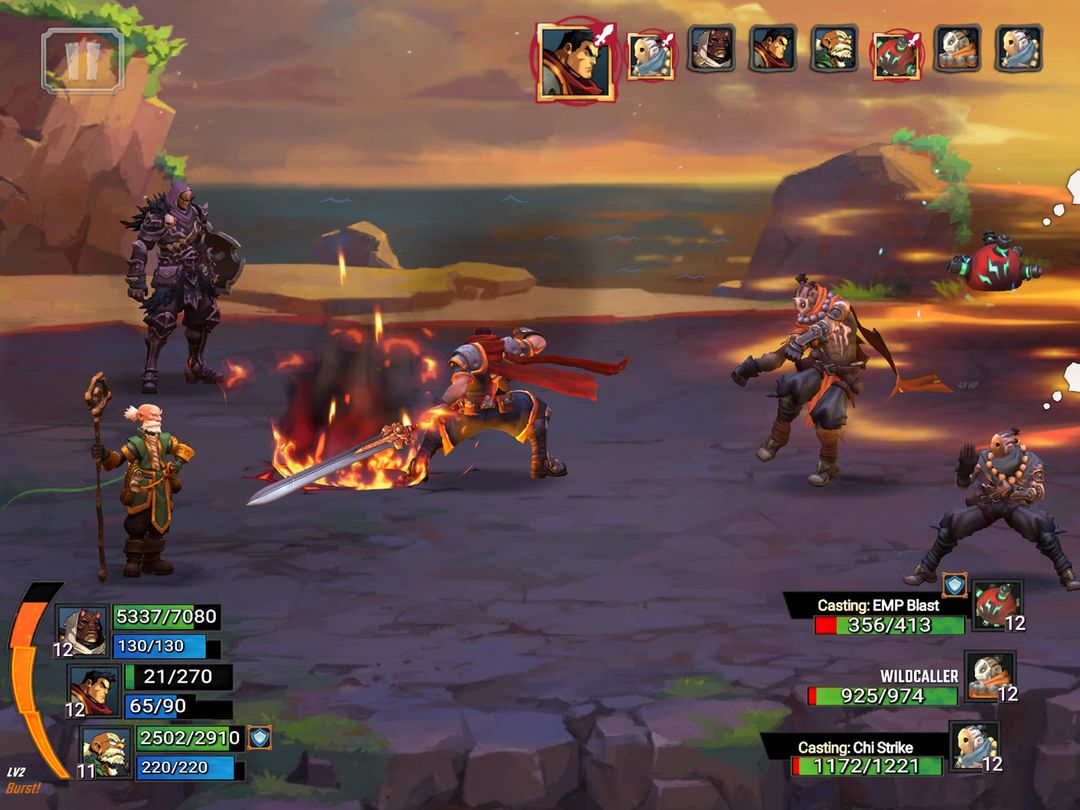 Screenshot of Battle Chasers: Nightwar
