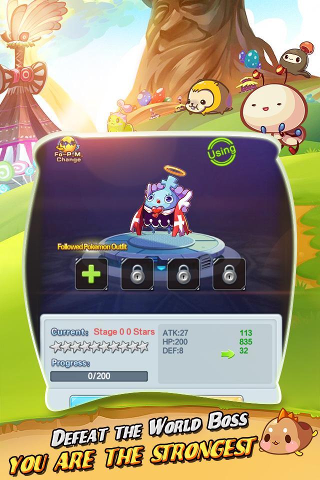 Monster League: Pillar of the sky Game Screenshot