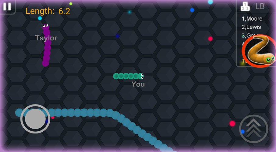 Snake Worm iO Game Screenshot