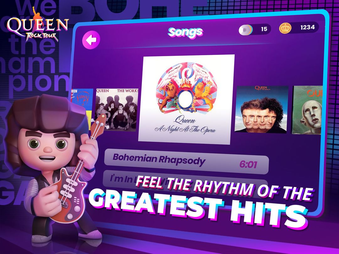 Screenshot of Queen: Rock Tour - The Official Rhythm Game