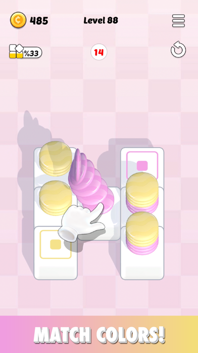 Color Sort Shuffle Game Screenshot